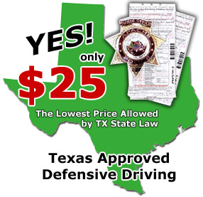 Texas Defensive Driving courses for the best sale price!